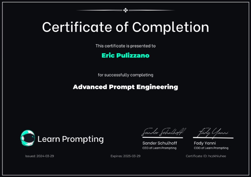 Certified expertise