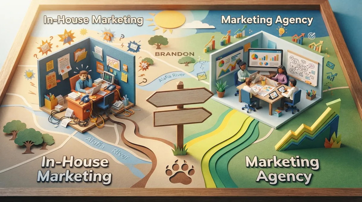 marketing agency vs in house marketing brandon fl