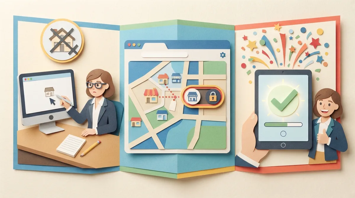should service area businesses hide their address on Google