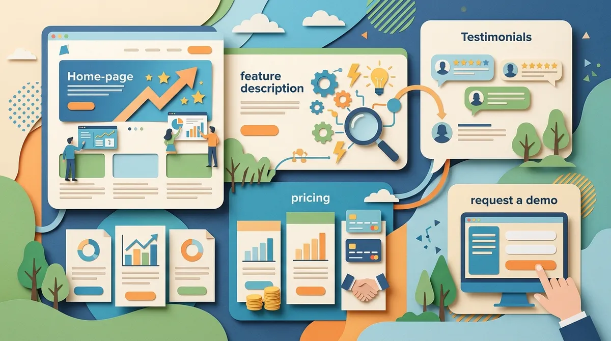 saas website design