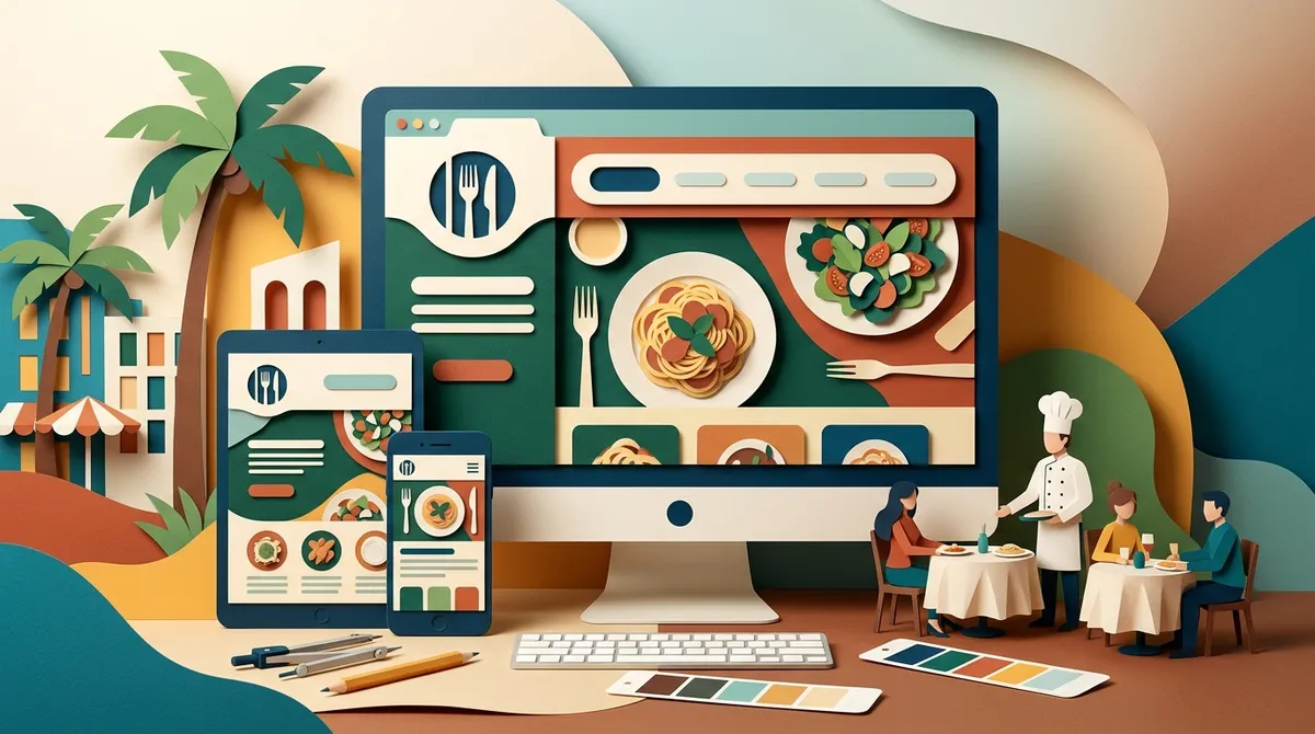 restaurant website design