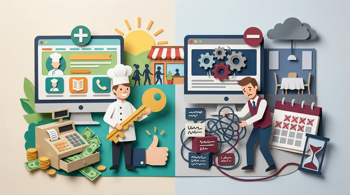 restaurant website design
