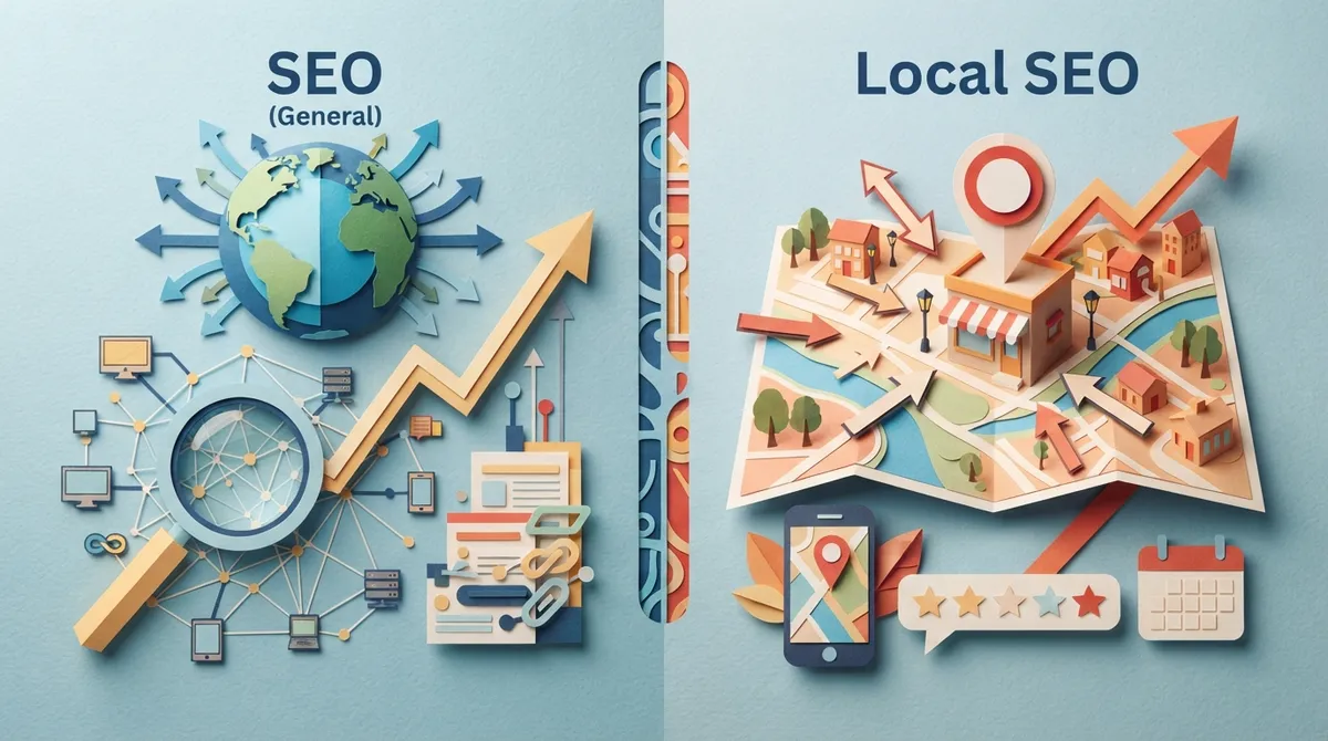 what is the difference between seo and local seo