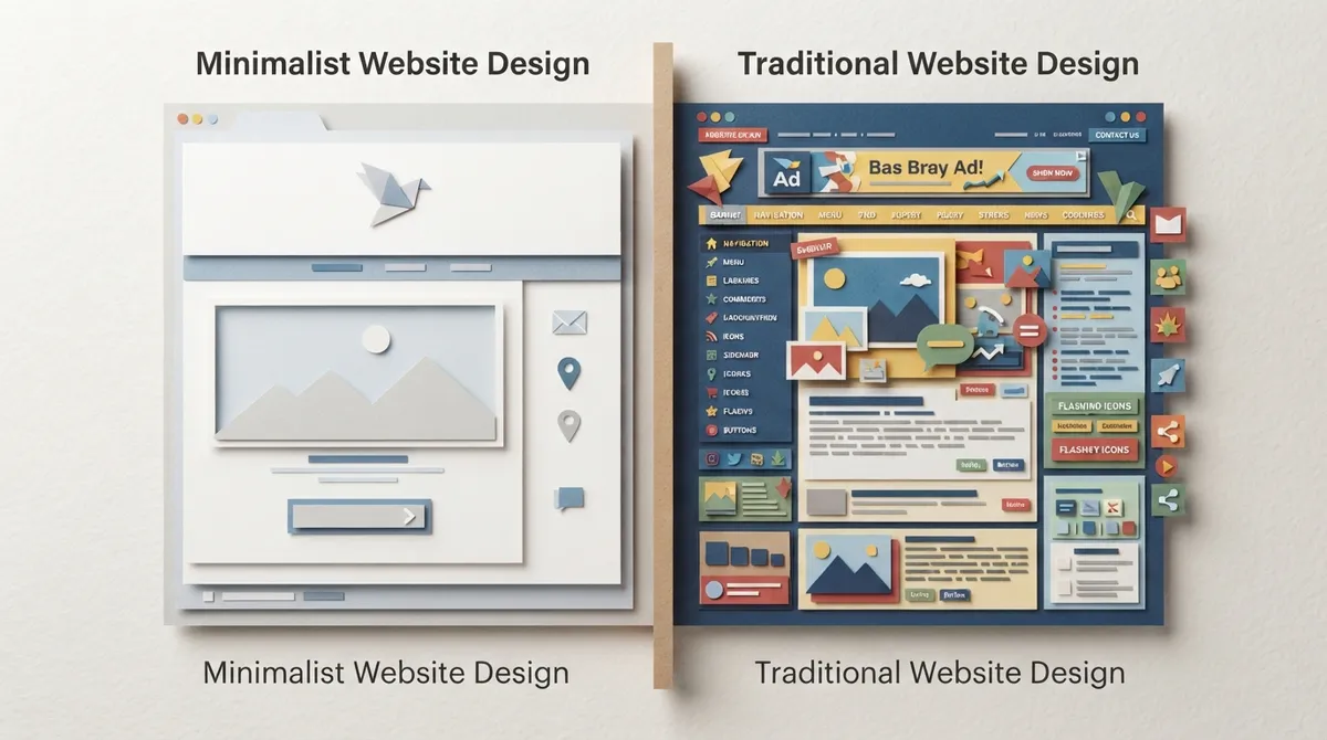 minimalist website design