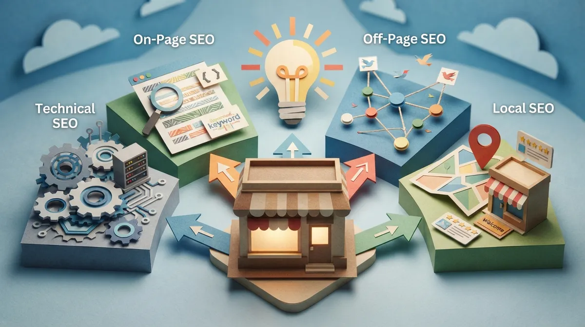 4 types of seo