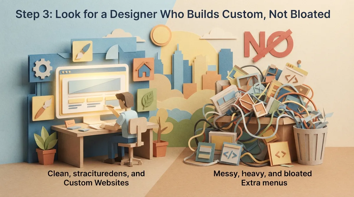 fast loading website designer brandon