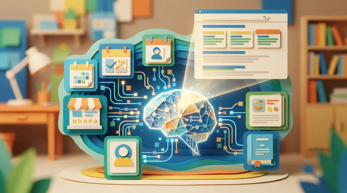 what schema helps AI search visibility