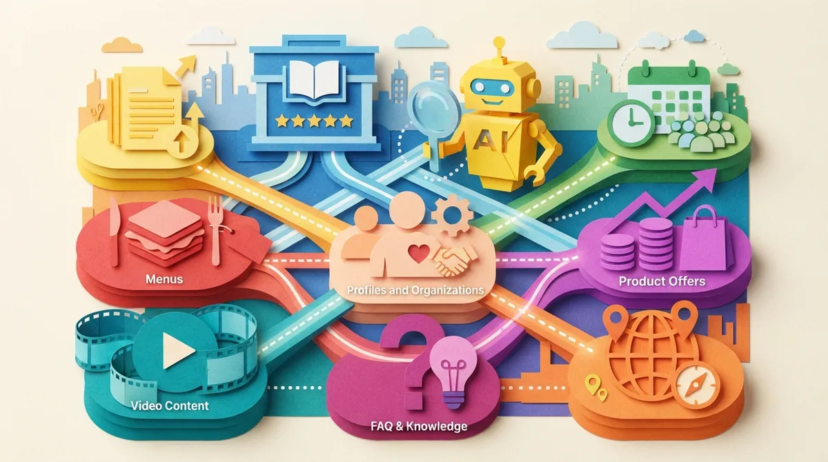 what schema helps AI search visibility