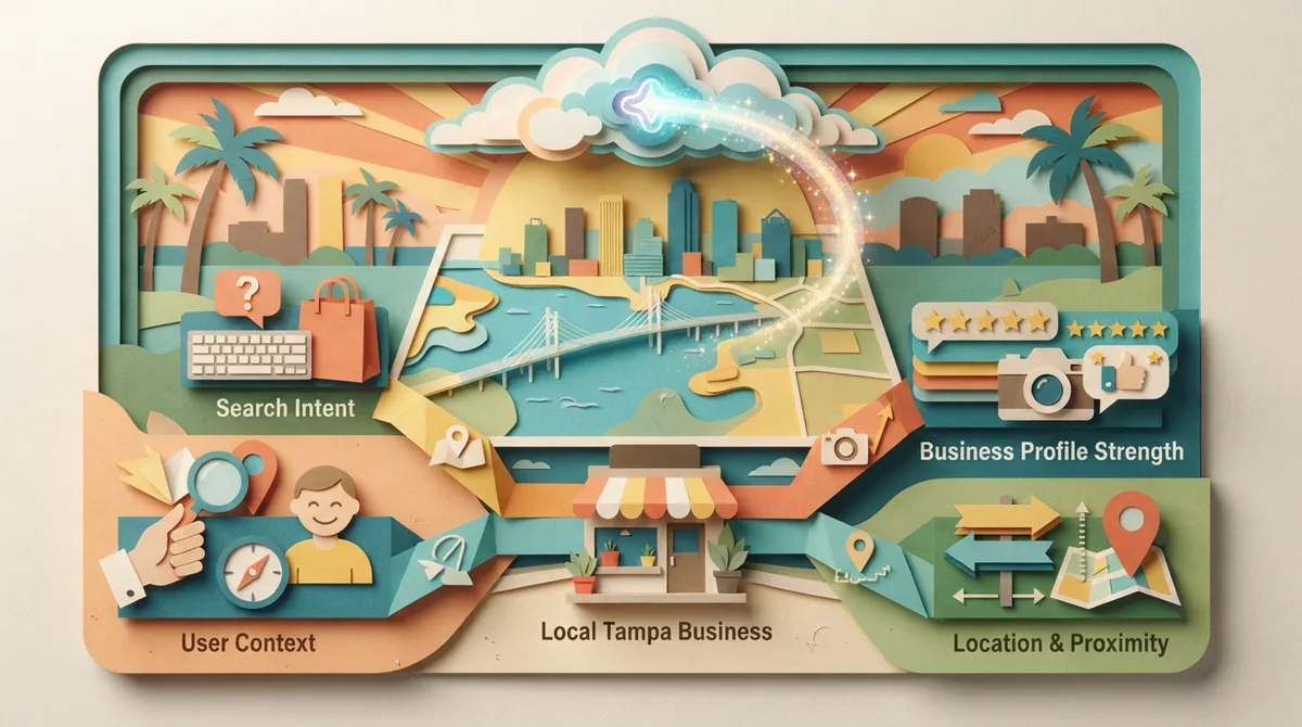 how do local businesses show up in ChatGPT for Tampa recommendations