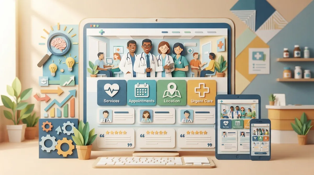 medical practice website design