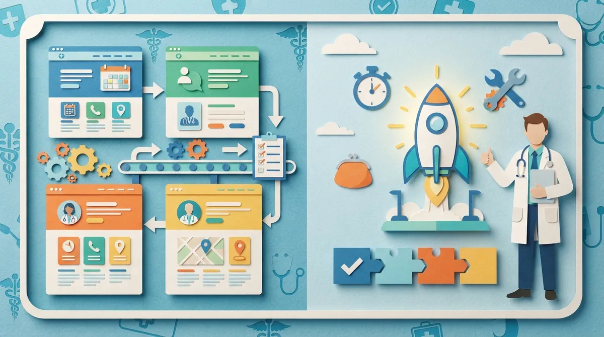 medical practice website design