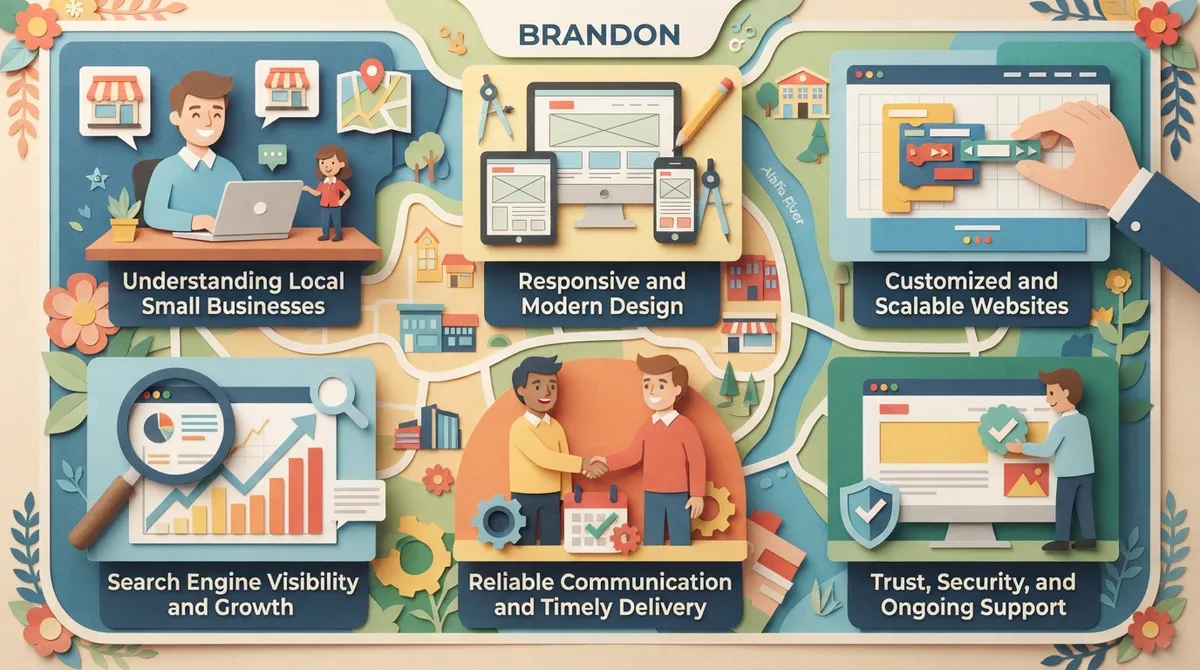small business website designer brandon