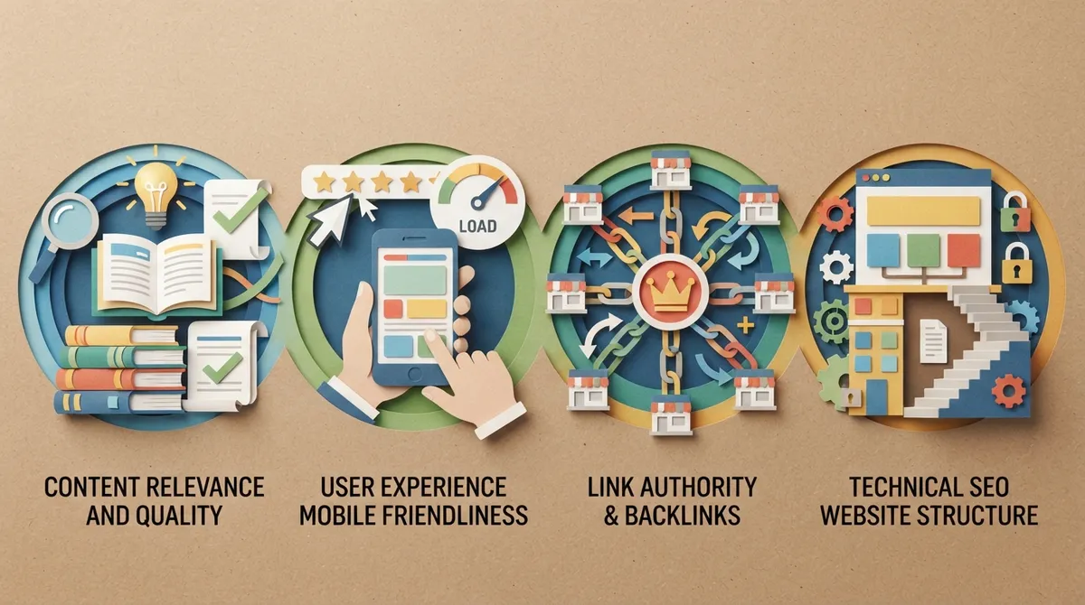 Google's Top 4 Ranking Factors